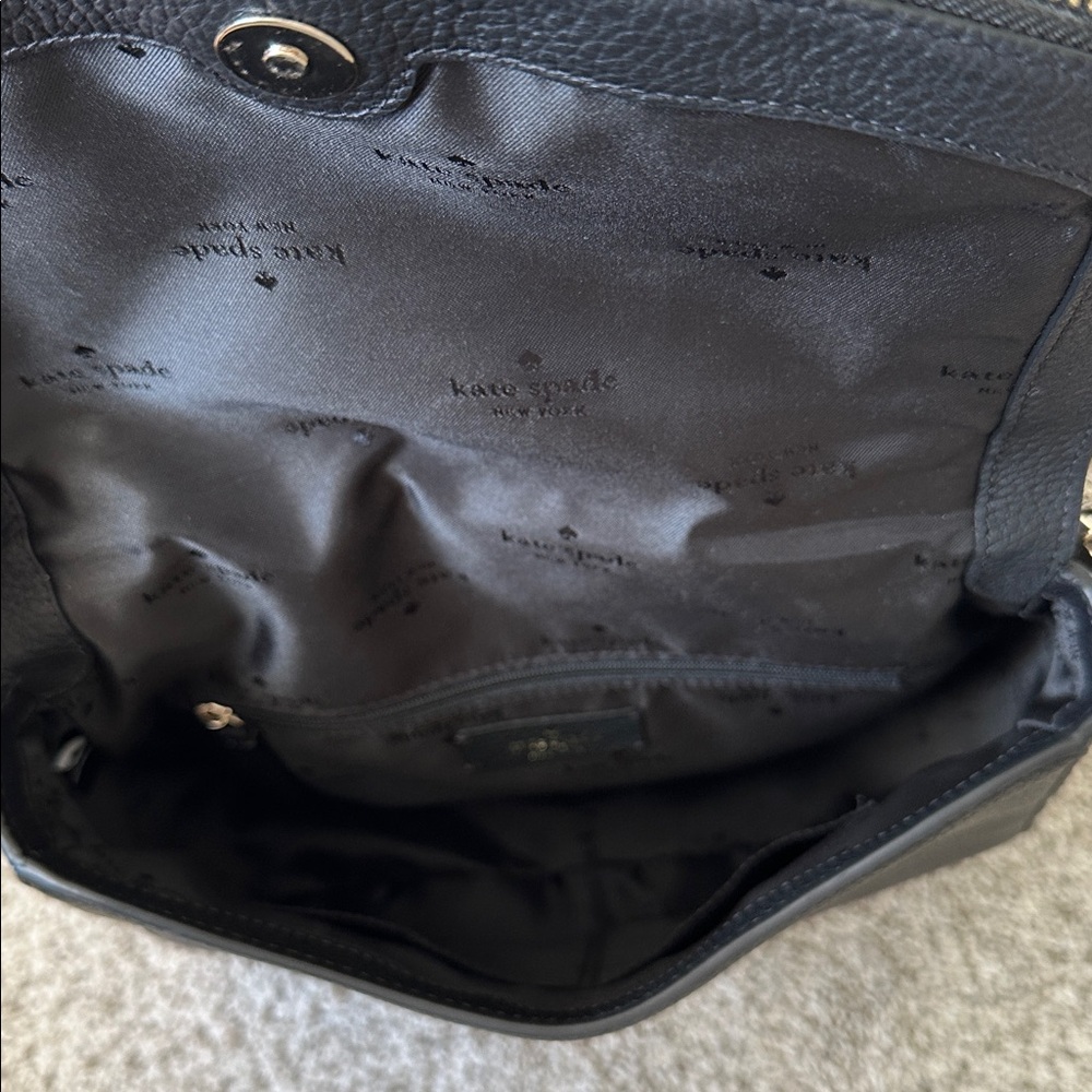 Kate Spade Black Pebbled Leather Shoulder Bag - Picture 3 of 6